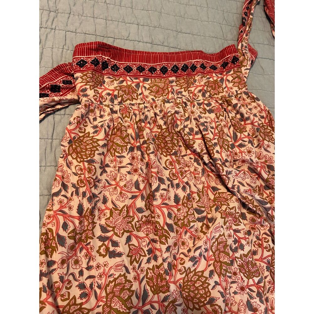 Natalie Martin Women's Pull On Ribbon Waist SKirt Women's Size Large Boho Rare - Picture 4 of 9